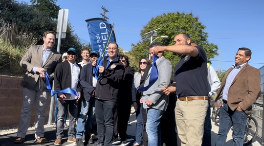 OUNCILMEMBER BOB BLUMENFIELD OPENS LATEST ADDITION TO THE LA RIVER BIKE PATH